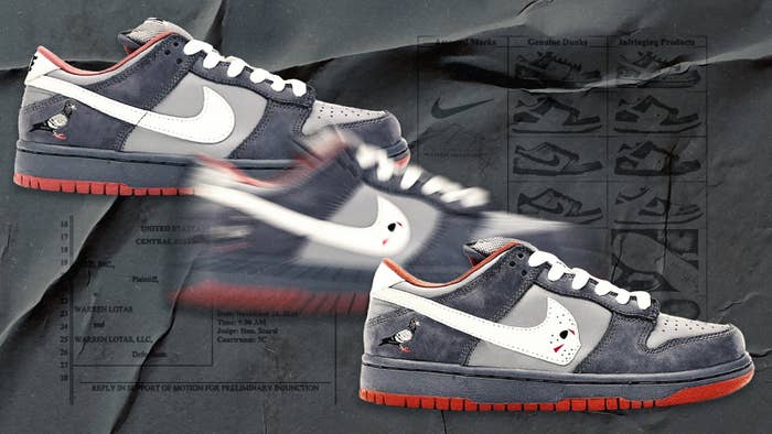 Warren Lotas Pigeon Dunk Staple Lawsuit Sneakers