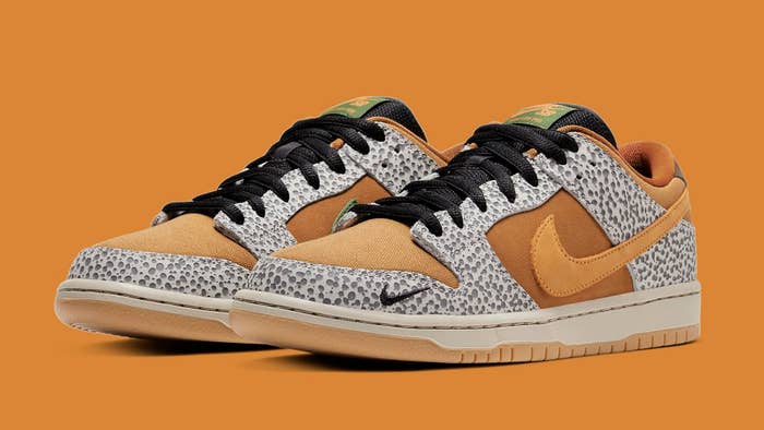 Nike SB Dunk Low &#x27;Safari&#x27; CD2563 002 Pair