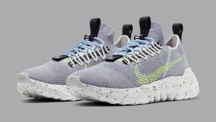 Nike Space Hippie 01 &#x27;Grey/Volt&#x27; CQ3986 002 Pair