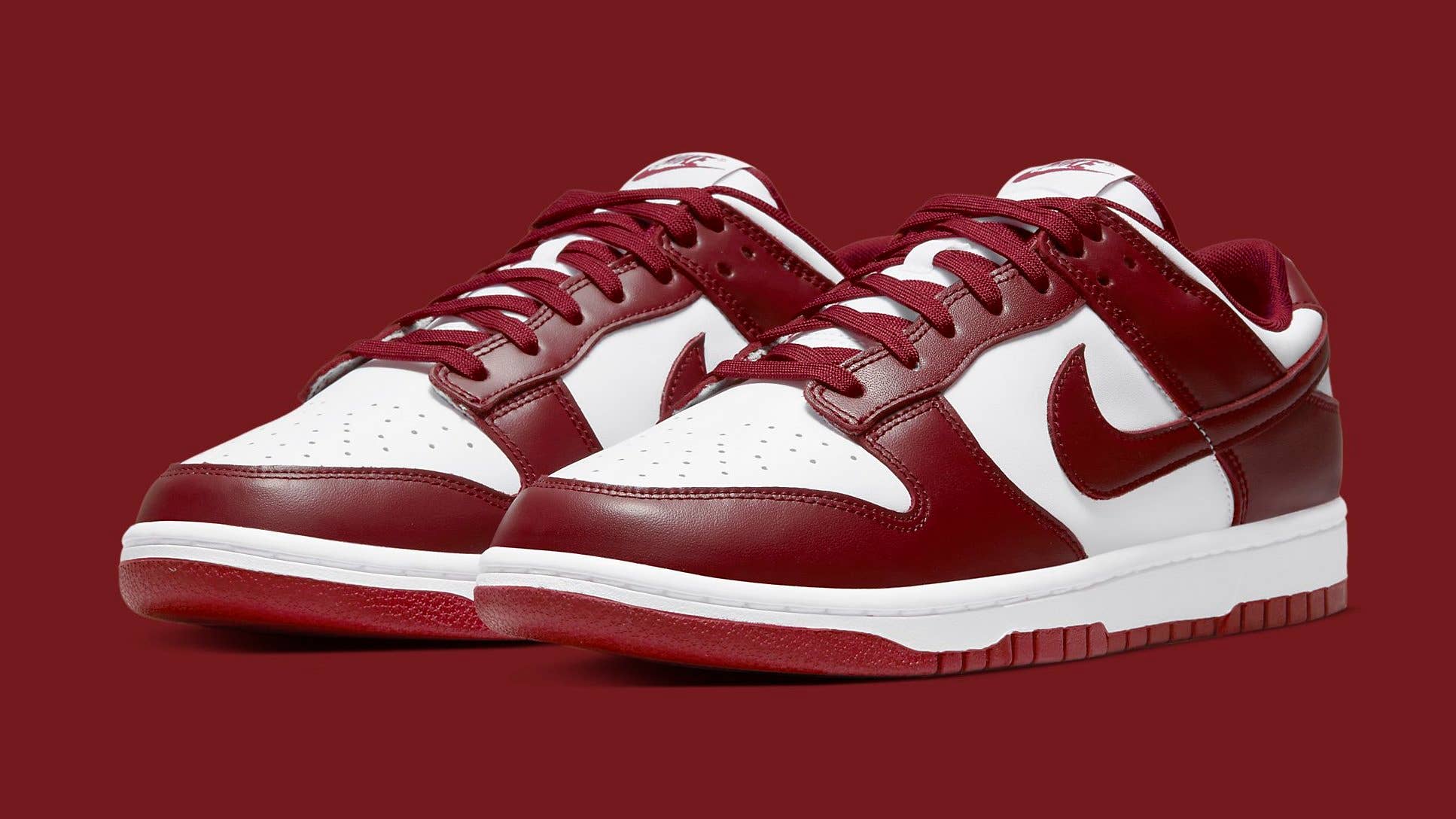 Best Look Yet at the 'Team Red' Nike Dunk Lows