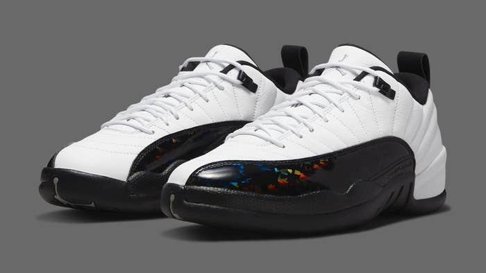 Air Jordan 12 Low &#x27;White and Black&#x27; DO8726 100 Pair