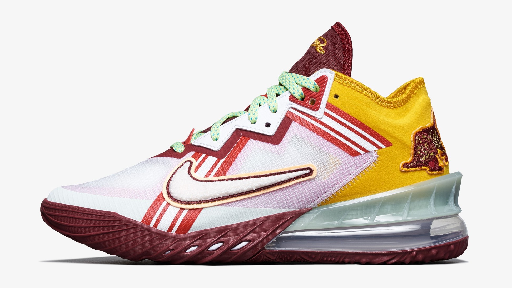 Mimi Plange x Nike LeBron 18 Low &#x27;Higher Learning&#x27; CV7562-102 Lateral
