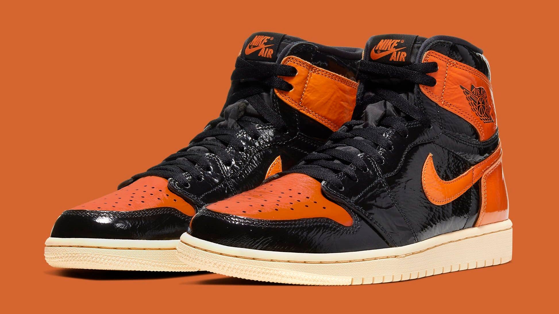 Air Jordan 1 Retro High OG Black/Orange Official Look