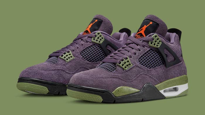 Air Jordan 4 Women&#x27;s &#x27;Canyon Purple&#x27; AQ9129 500 Pair