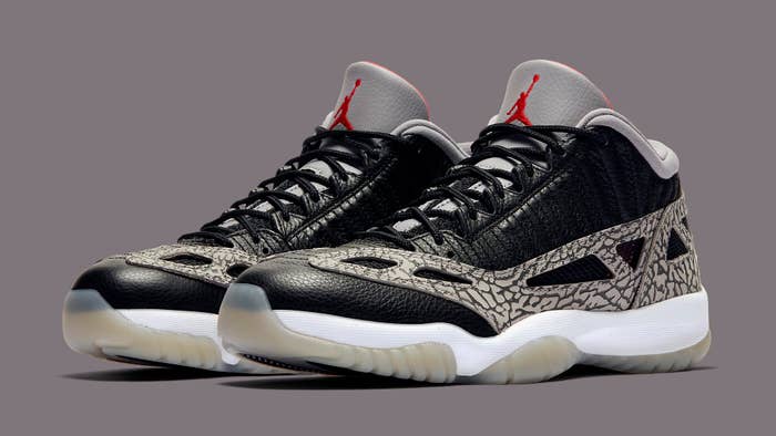 Air Jordan 11 Retro Low IE &#x27;Black Cement&#x27; 919712 006 Pair