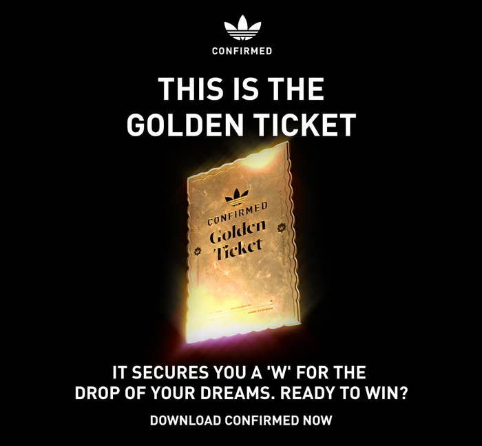 Adidas Confirmed Golden Ticket Activation