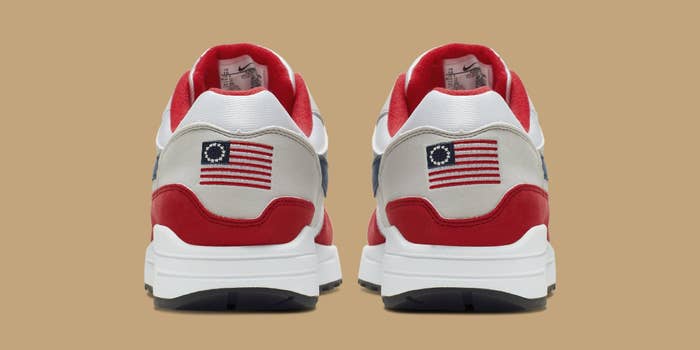 Nike Air Max 1 &#x27;Fourth of July&#x27; CJ4283 100 (Heel)