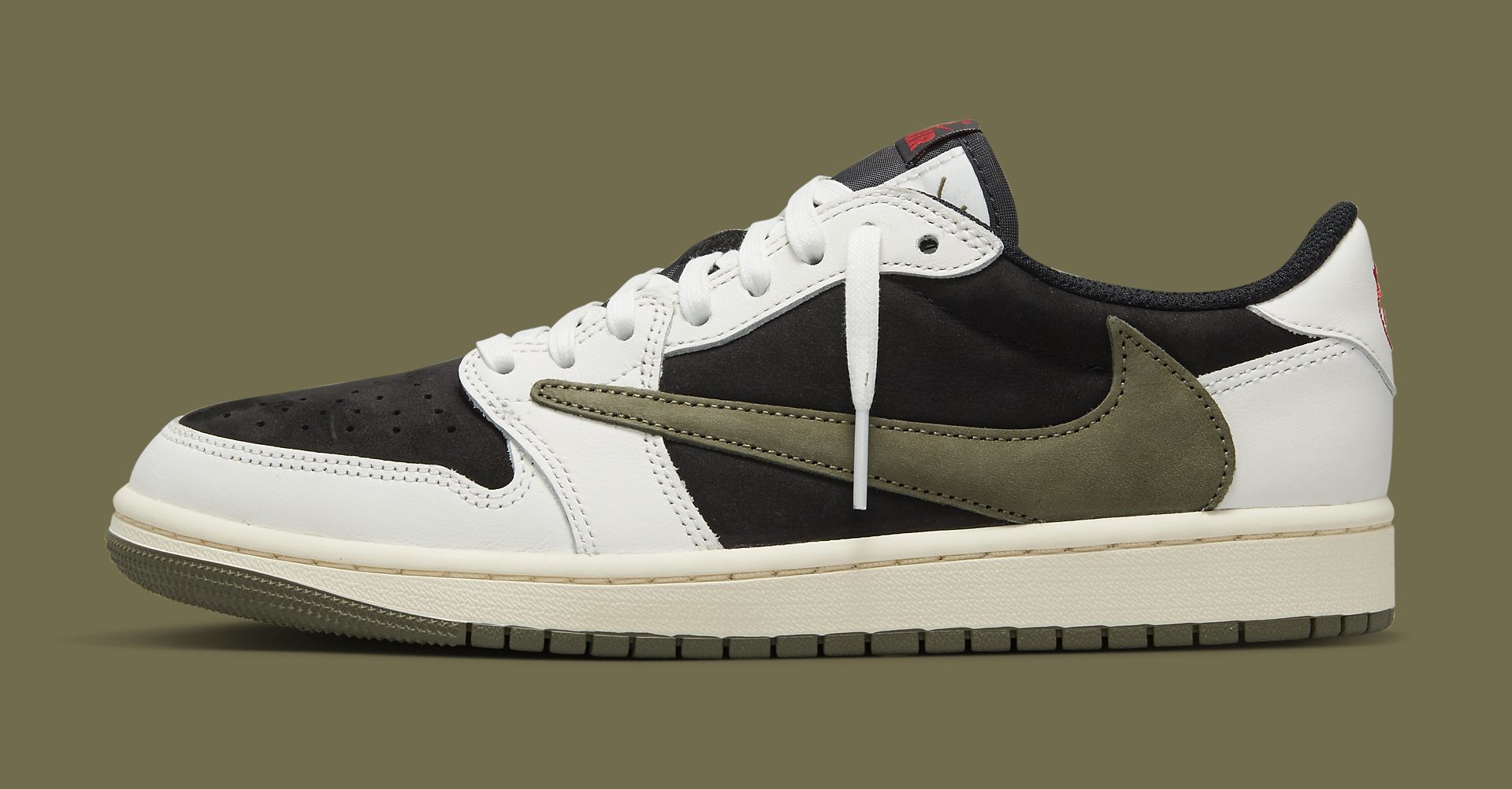 Air Jordan 1 Low Gets An 'Olive' Makeover From Travis Scott