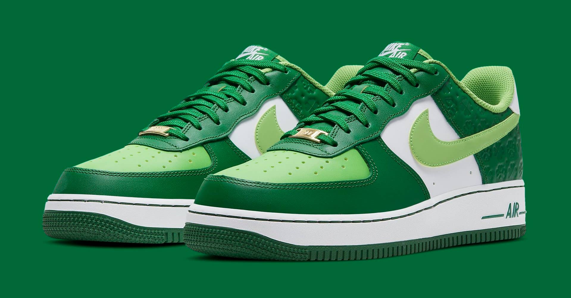 Nike Air Force 1 Low 'St. Patrick's Day' DD8458 300 Pair