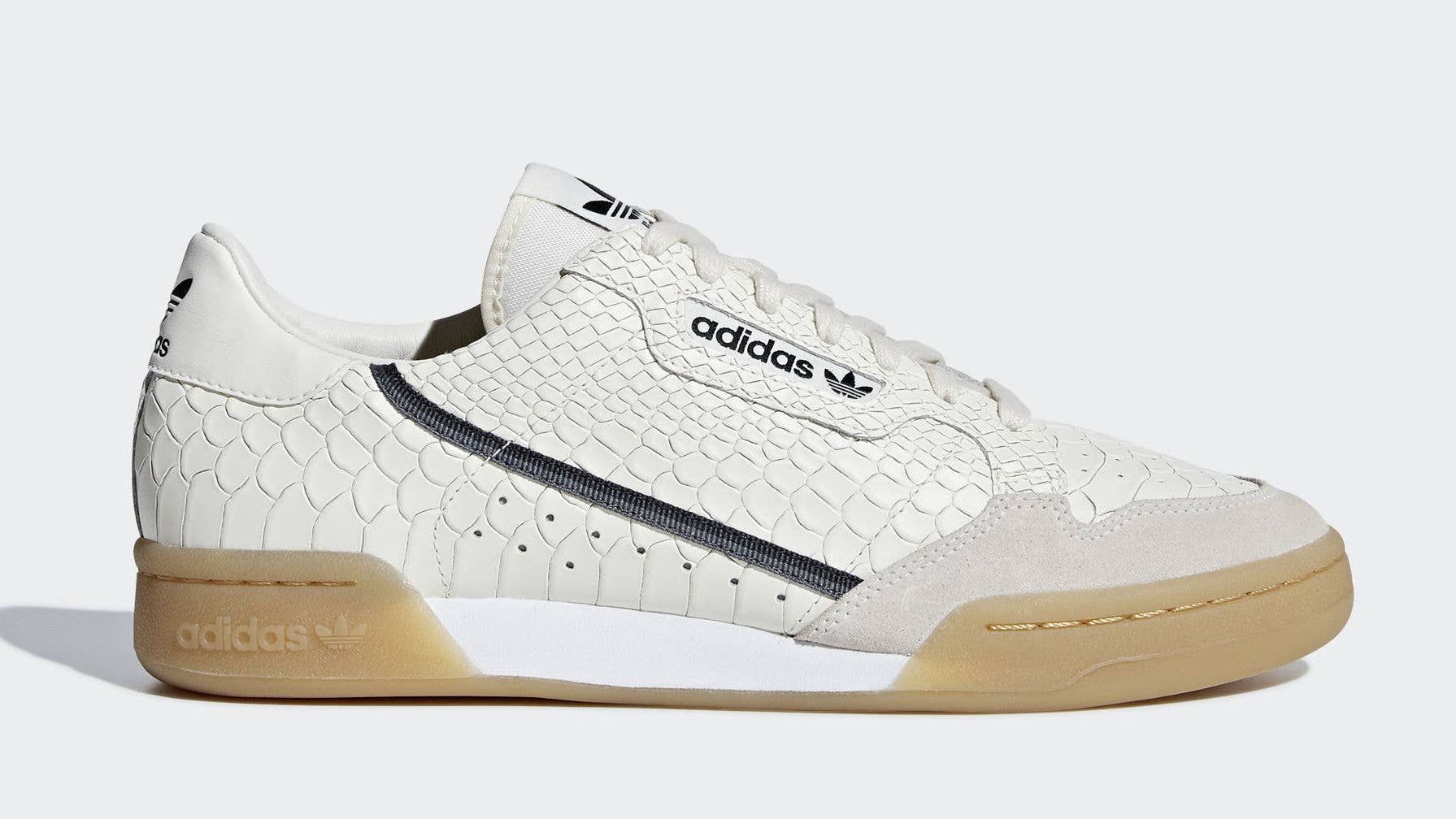 adidas continental 80 snakeskin d96659 lateral