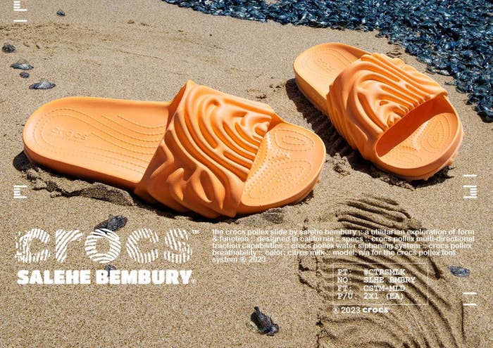 Salehe Bembury x Crocs Pollex Slide &#x27;Citrus Milk&#x27;