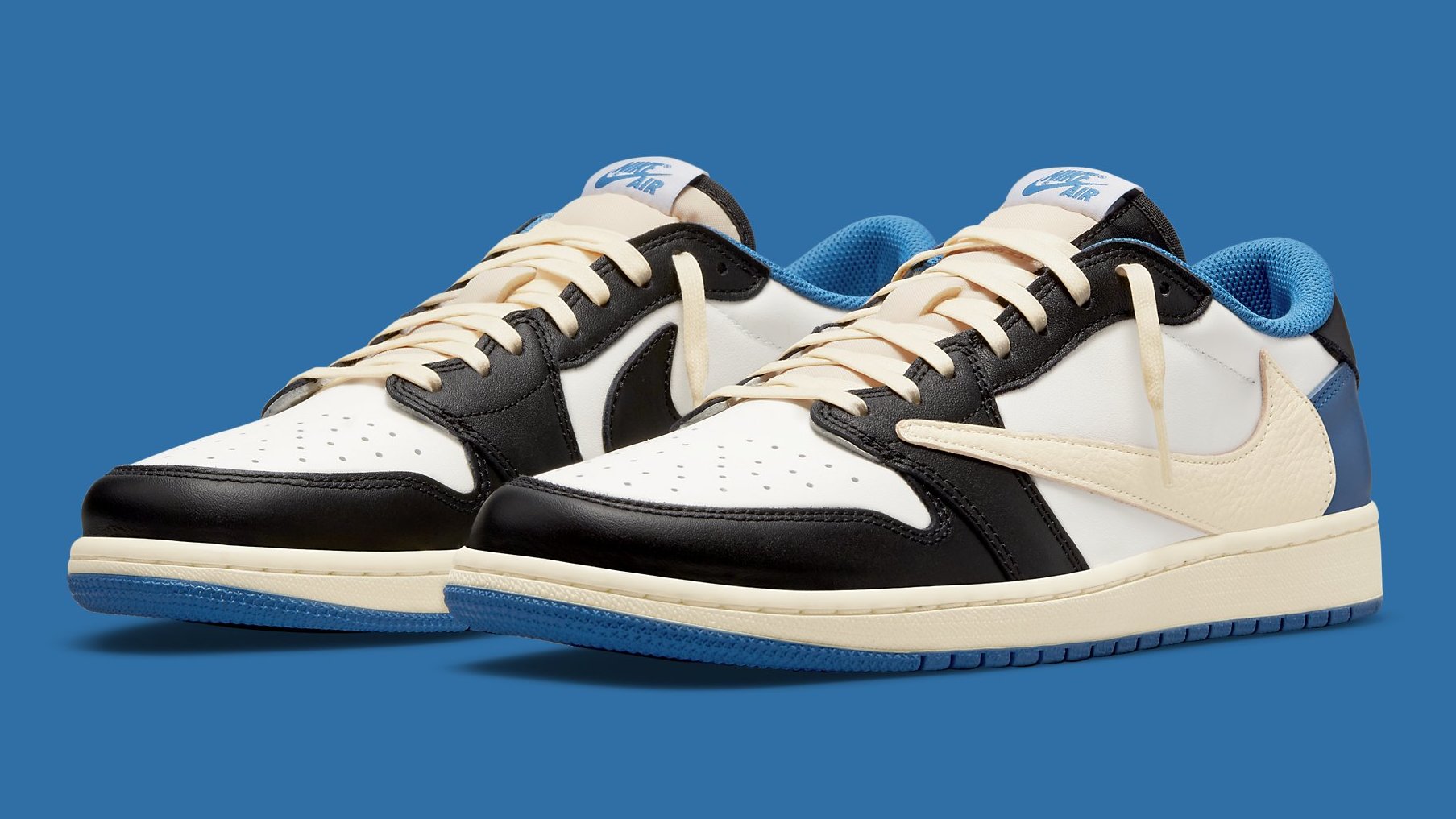 Travis Scott Fragment Air Jordan 1 Low - スニーカー