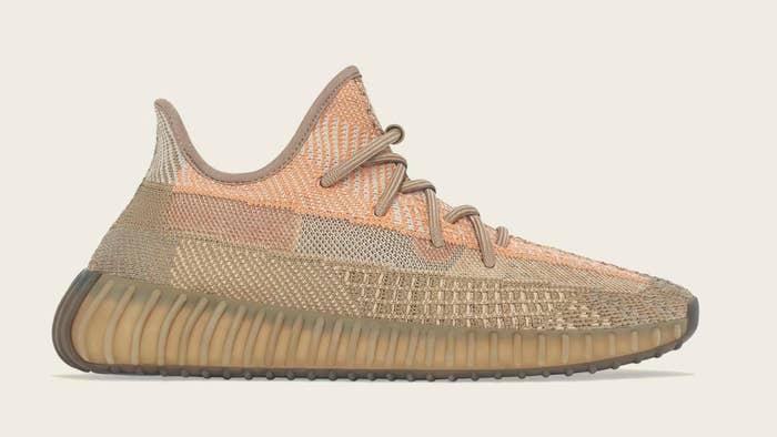 Adidas Yeezy Boost 350 V2 &#x27;Sand Taupe&#x27; FZ5240 Lateral