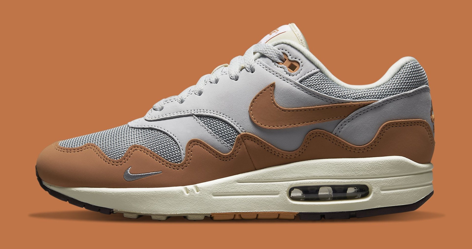 Patta x Nike Air Max 1 &#x27;Monarch&#x27; DH1348-001 Lateral