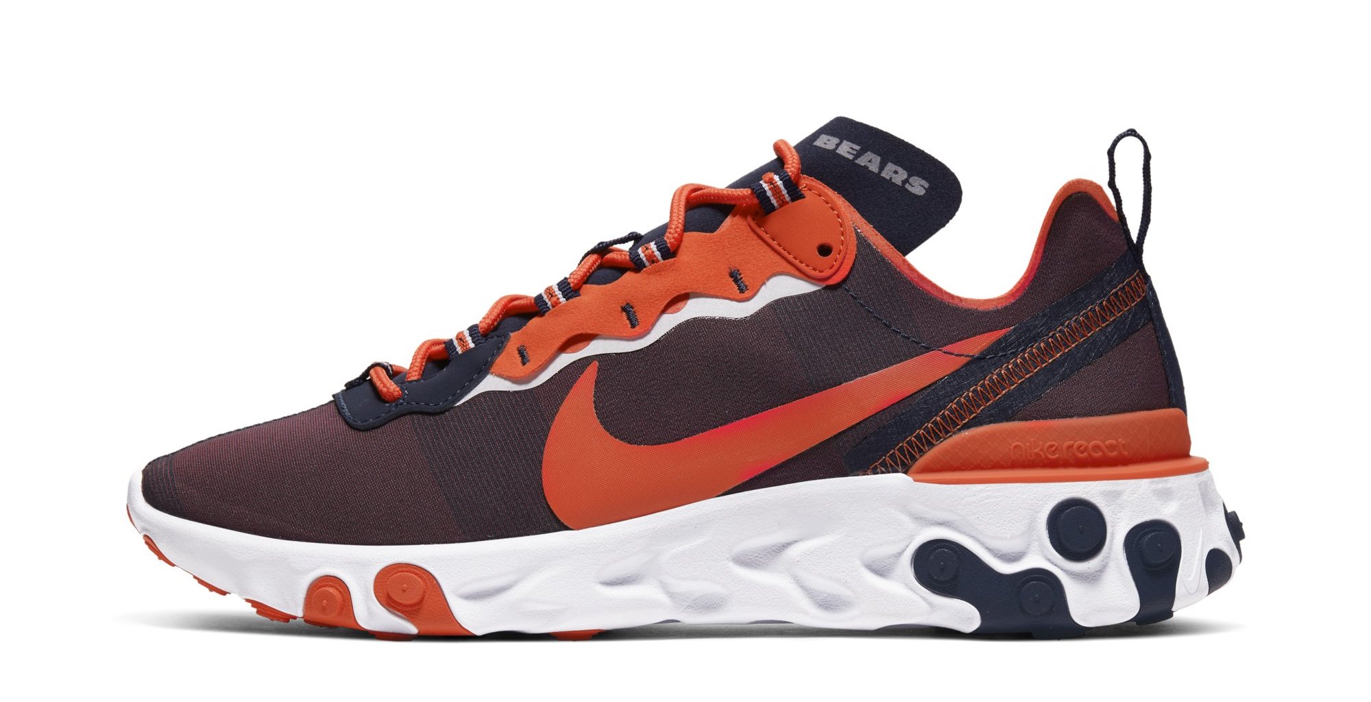 Nike React Element 55 &#x27;Chicago Bears&#x27; CK4800 400