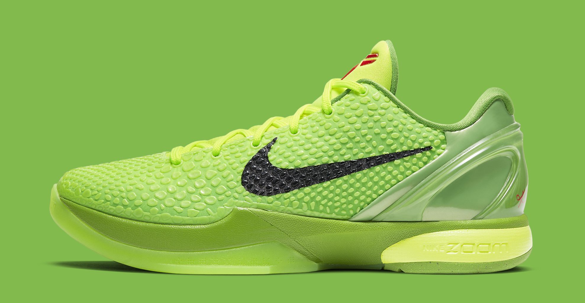 Nike Kobe 6 Protro &#x27;Grinch&#x27; CW2190 300 Lateral