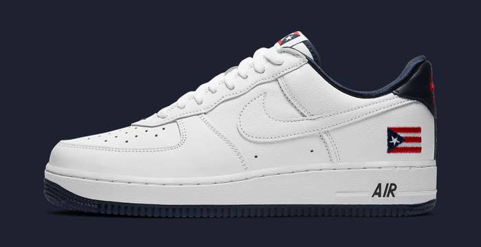 Nike Air Force 1 Low &#x27;Puerto Rico&#x27; 2020 CJ1386 100 Lateral