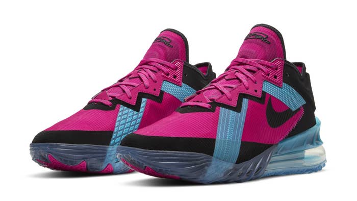 Nike LeBron 18 Low &#x27;Fireberry&#x27; CV7562 600 Pair