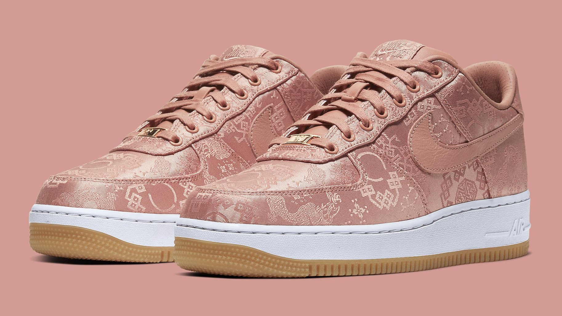 Clot's 'Rose Gold' Nike Air Force 1 Low Is Releasing This Month ...