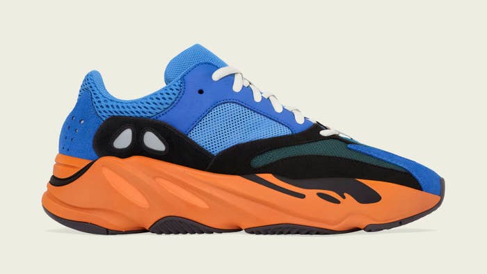 Adidas Yeezy Boost 700 &#x27;Bright Blue&#x27; GZ0541 Lateral