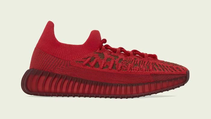 Adidas Yeezy Boost 350 V2 CMPCT &#x27;Slate Red&#x27; GW6945 Lateral