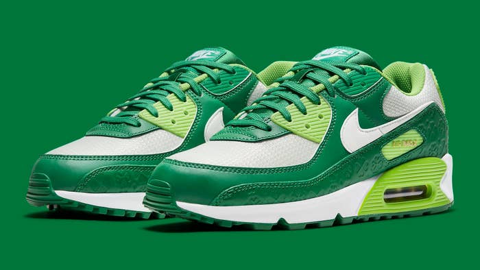 Nike Air Max 90 St. Patrick&#x27;s Day Release Date DD8555 300 Pair
