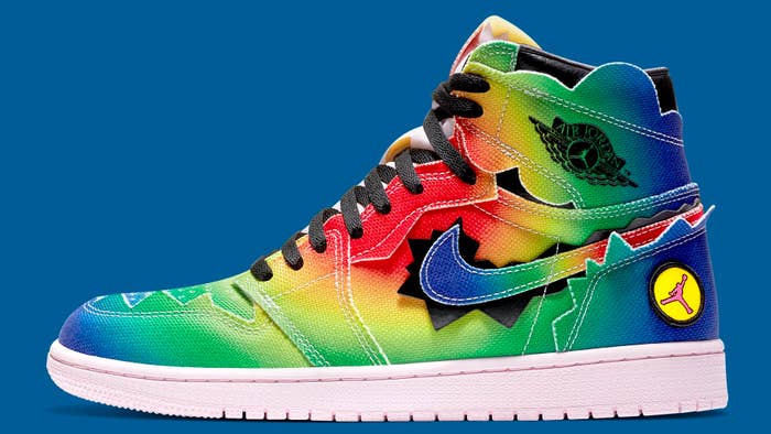 J Balvin x Air Jordan 1 High DC3481 900 Lateral