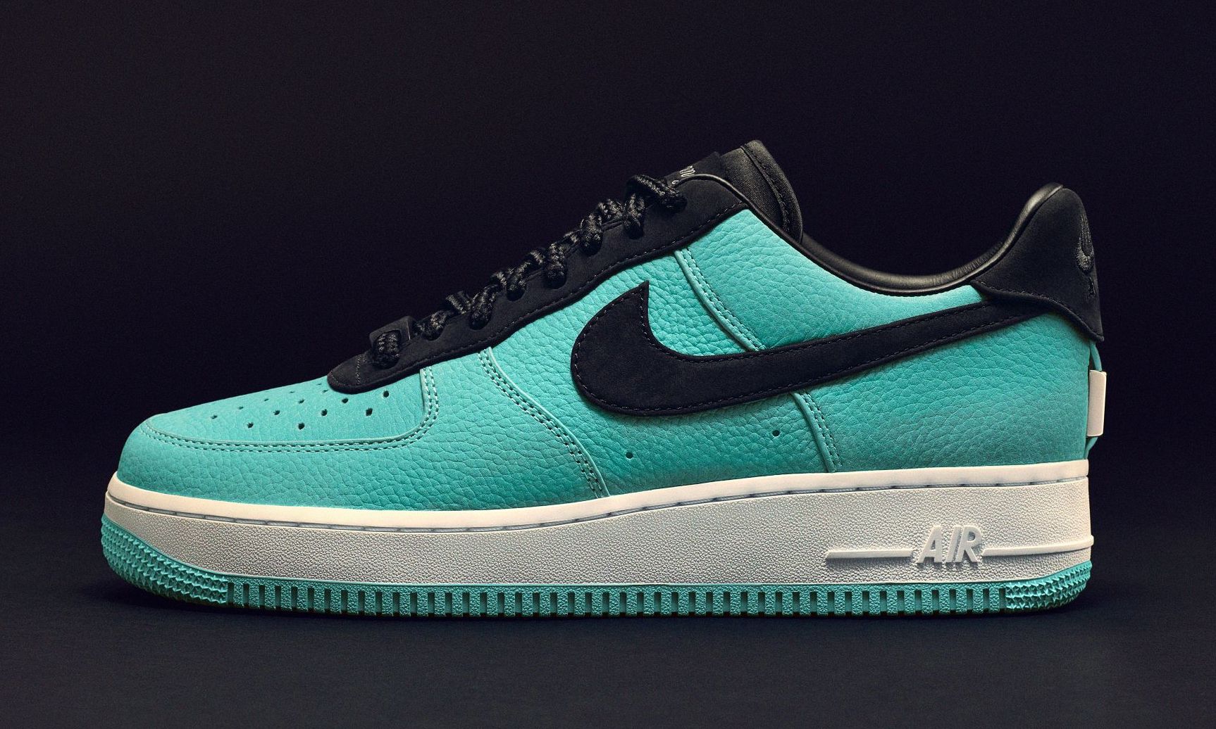 Nike Air Force 1 X Sky Blue Baby Blue Colour Block Design 