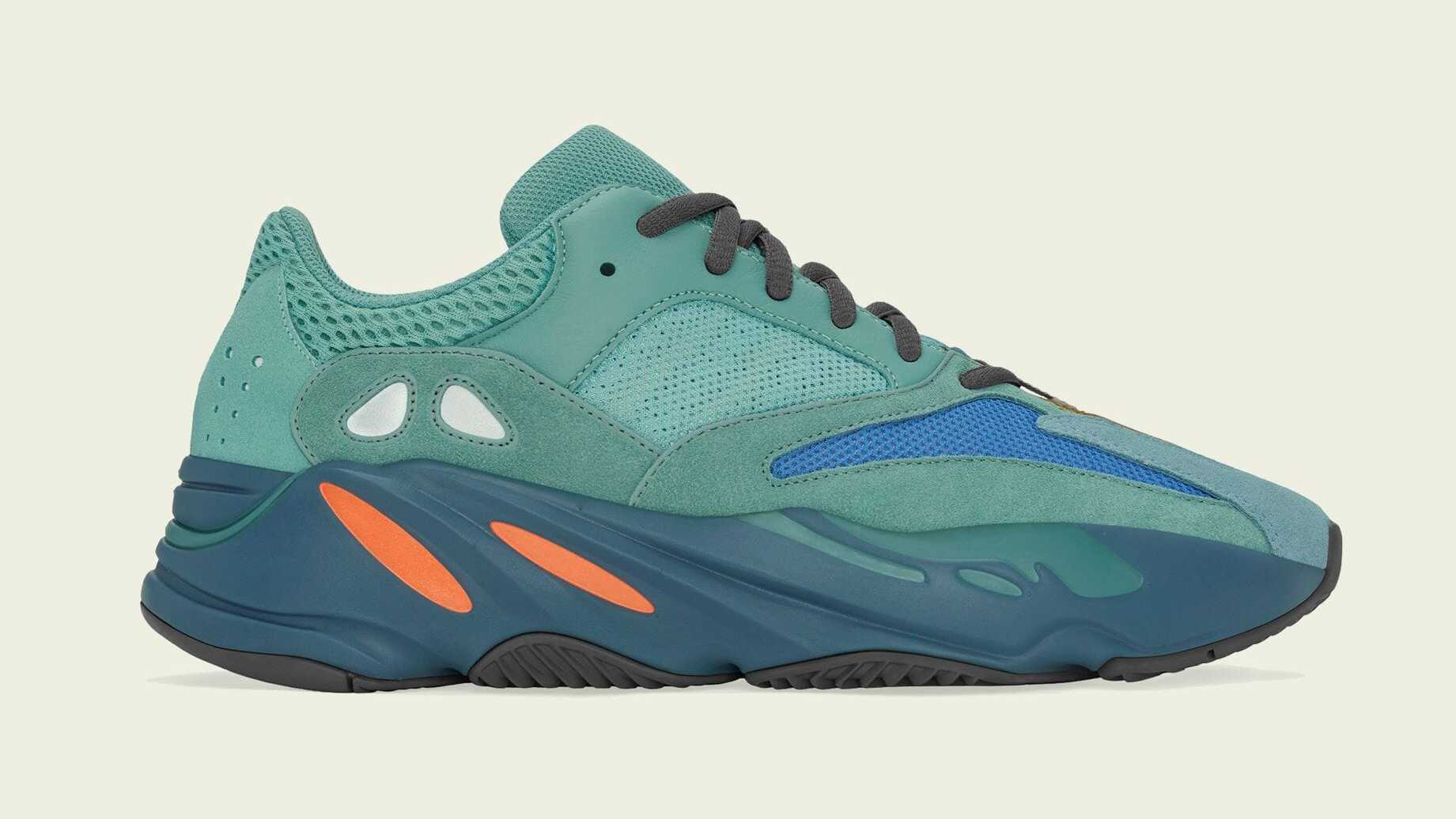 Adidas Yeezy Boost 700 &#x27;Faded Azure&#x27; GZ2002 Lateral