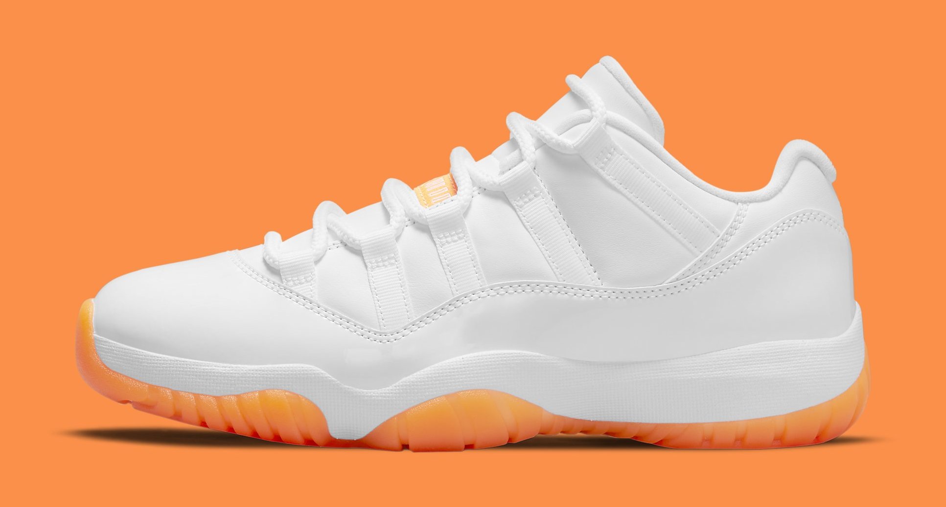 Air Jordan 11 Retro Low Women&#x27;s &#x27;Citrus&#x27; AH7860 139 Lateral