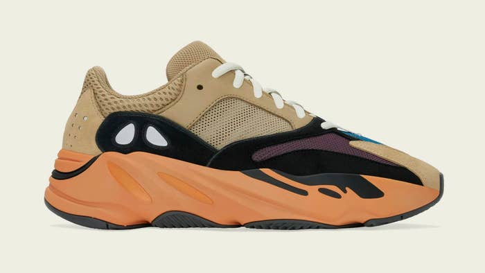 Adidas Yeezy Boost 700 &#x27;Enflame Amber&#x27; GW0297 Lateral