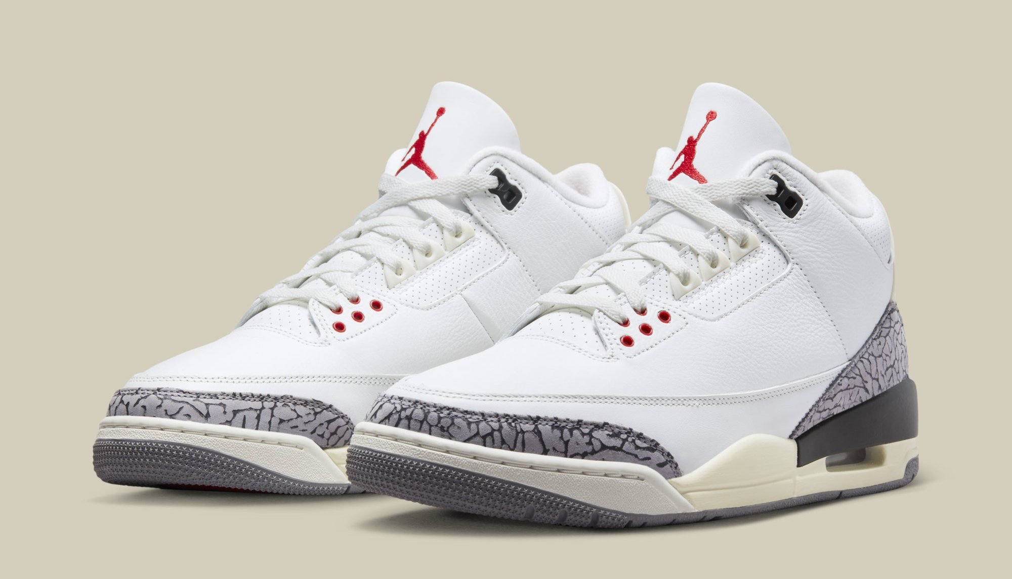 White Cement Reimagined Air Jordan 3 Releases in March Complex