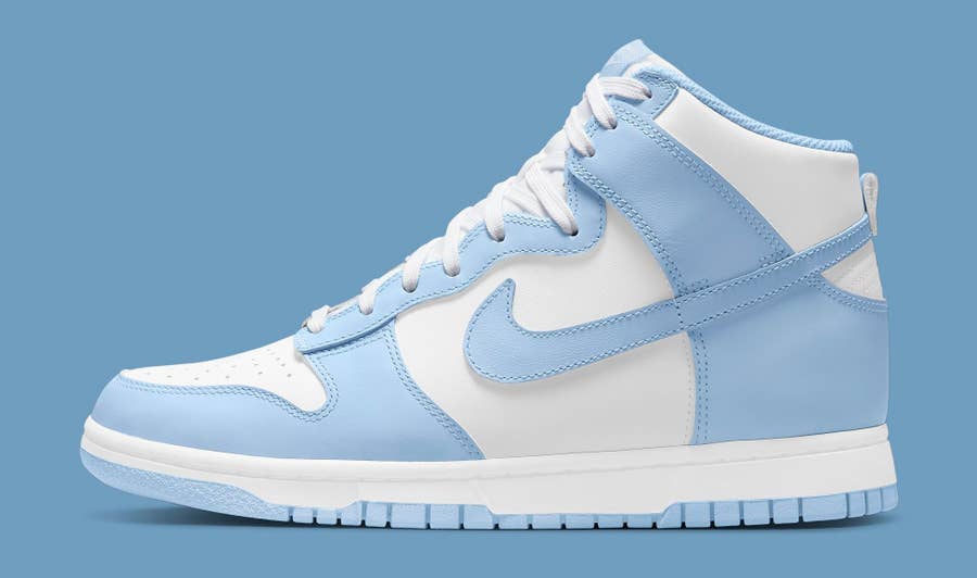 Size 11 - Nike Dunk High Aluminum Womens sneakers. baby blue. New!  DD1869-107