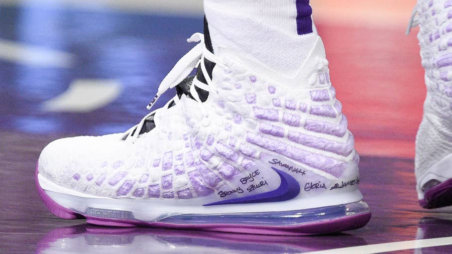 lebron shoes 17 white