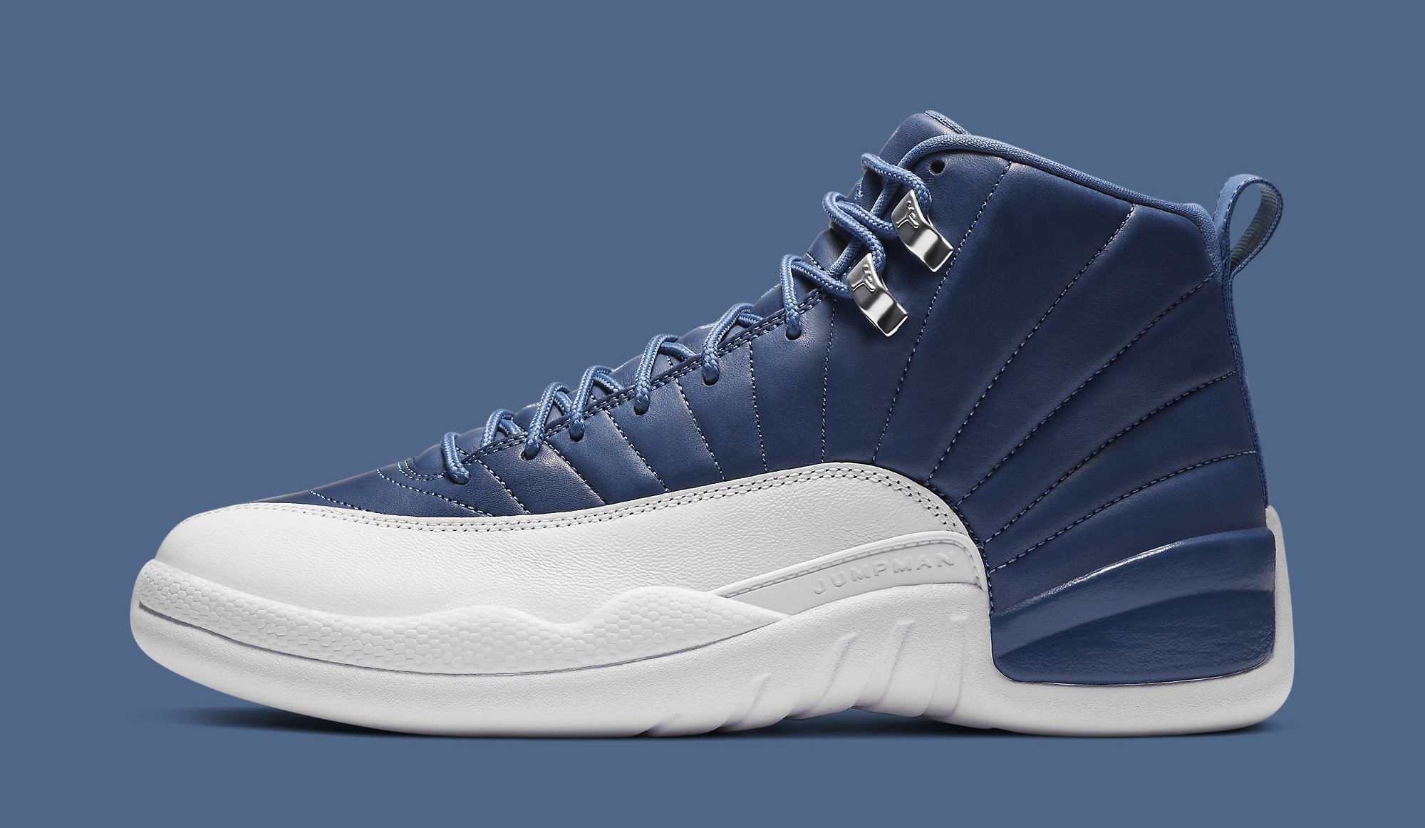 Air Jordan 12 Retro &#x27;Indigo&#x27; 130690 404 Lateral