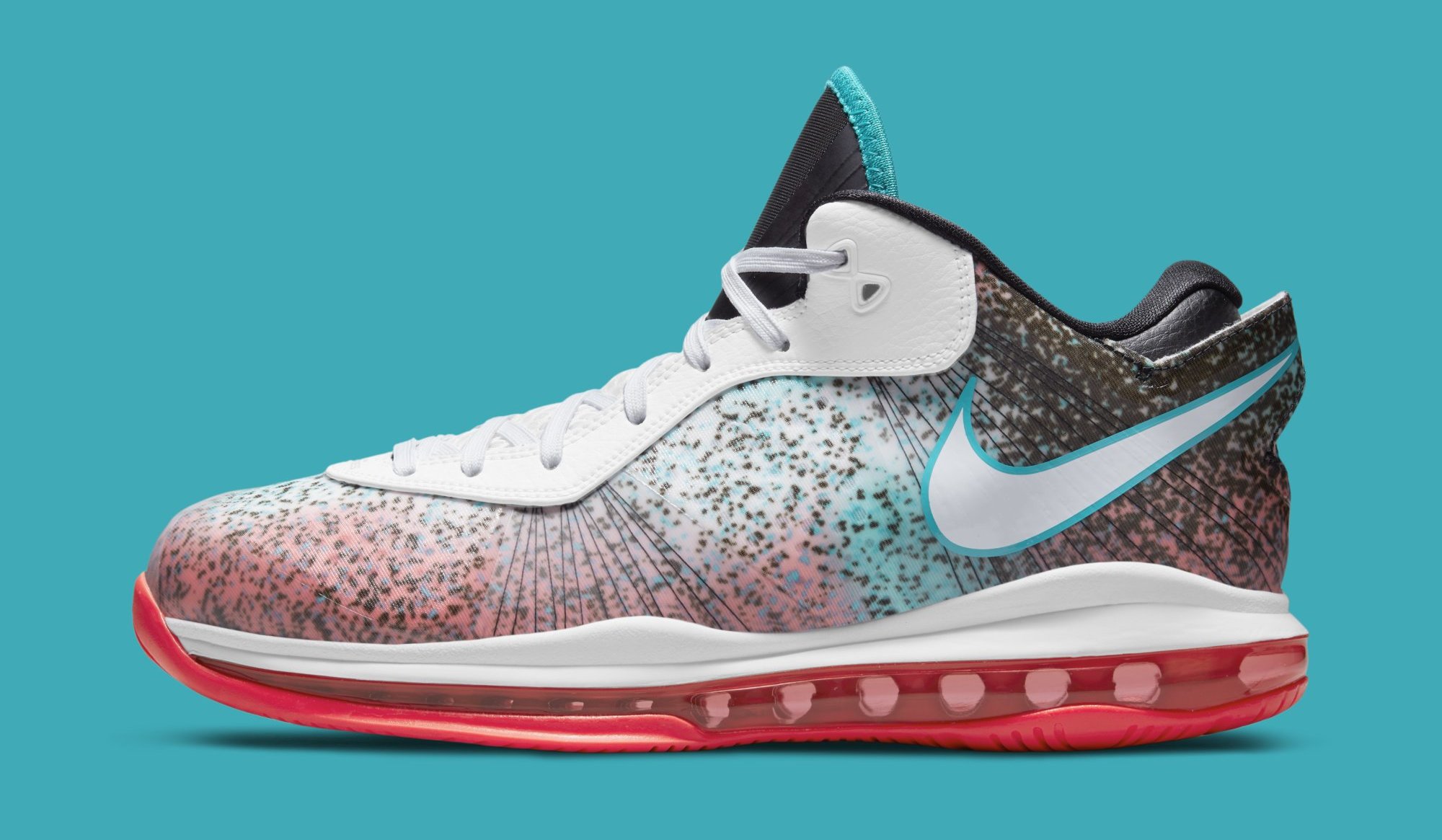 Nike LeBron 8 V2 Low &#x27;Miami Nights&#x27; 2021 DJ4436-100 (Medial)