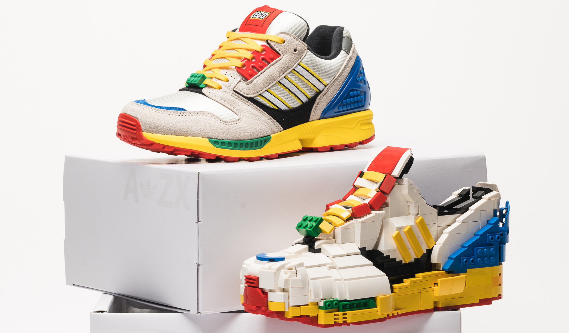 Lego x adidas zx 8000 sneaker hot sale