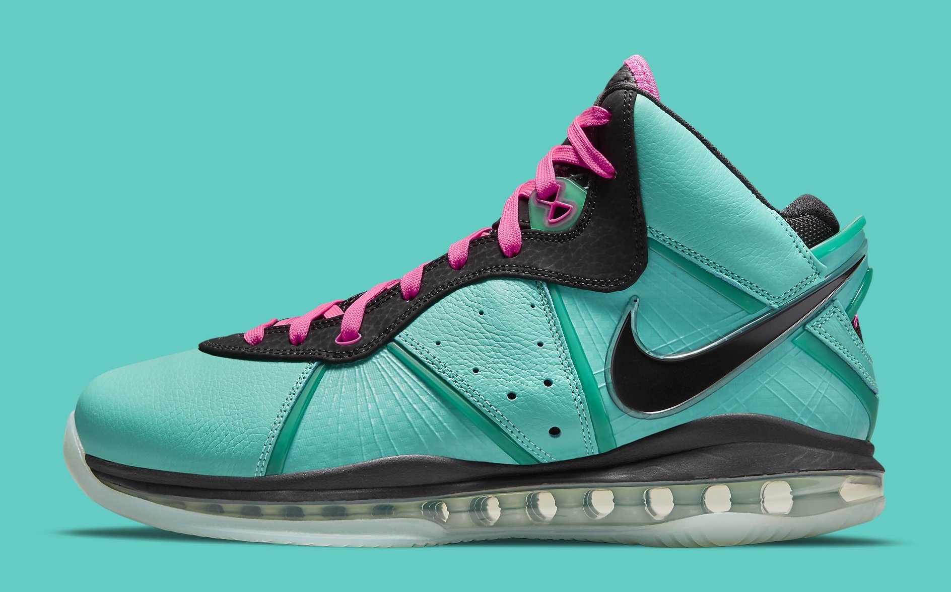 Nike LeBron 8 &#x27;South Beach&#x27; CZ0328-400 Lateral