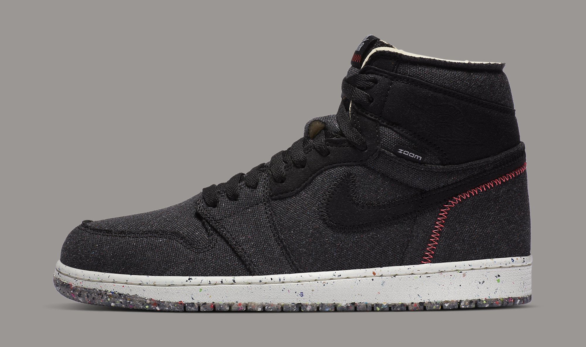 Air Jordan 1 High Zoom &#x27;Crater&#x27; CW2414 001 Lateral