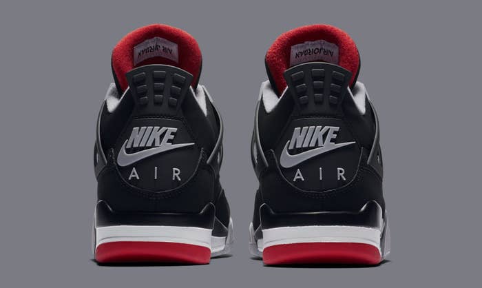 Air Jordan 4 &#x27;Bred&#x27; 308497 060 (Heel)