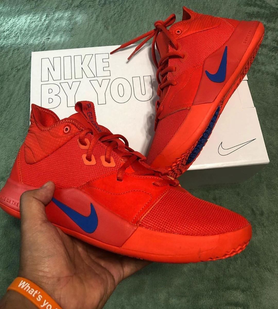Nike By You PG 3 Creamsicle