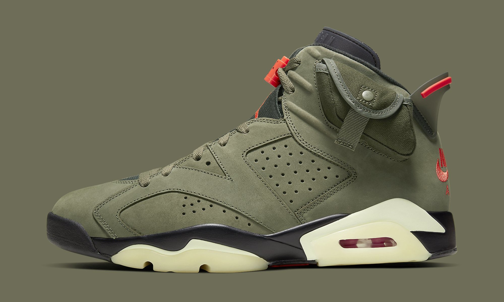 Buy Travis Scott x Air Jordan 6 Retro 'Olive' - CN1084 200