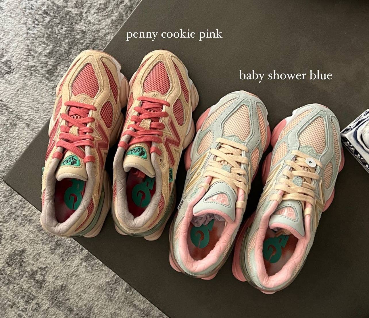 Joe Freshgoods x New Balance 9060 'Penny Cookie Pink' & 'Baby Shower Blue'
