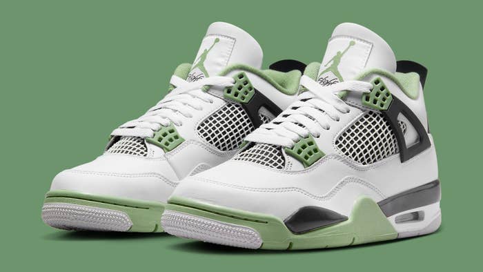 Air Jordan 4 Women&#x27;s Seafoam&#x27; AQ9129 103 Pair