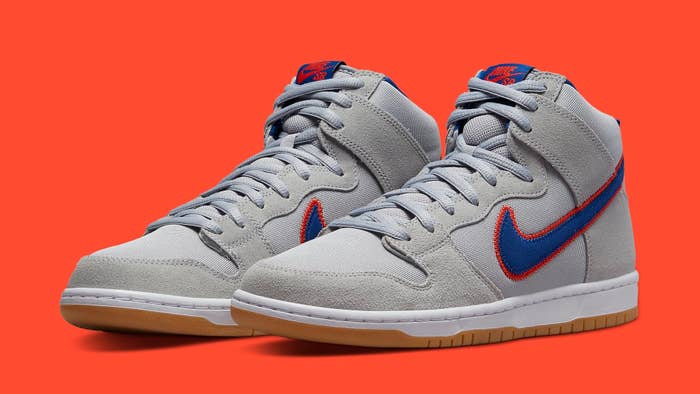 Nike SB Dunk High &#x27;Mets&#x27; DH7155 001 Pair