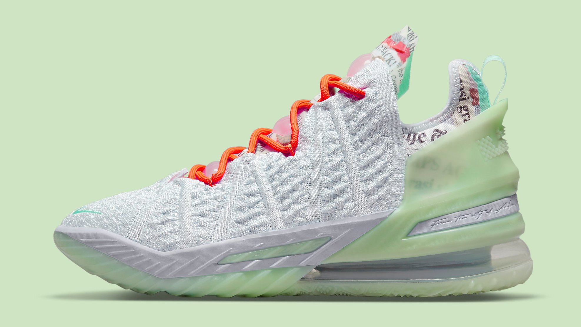 Diana Taurasi x Nike LeBron 18 PE CQ9283-401 Lateral