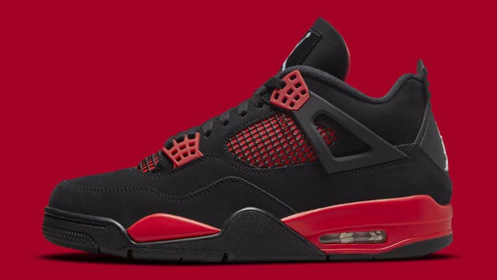 Air Jordan 4 Retro &#x27;Red Thunder&#x27; CT8527-016 Lateral