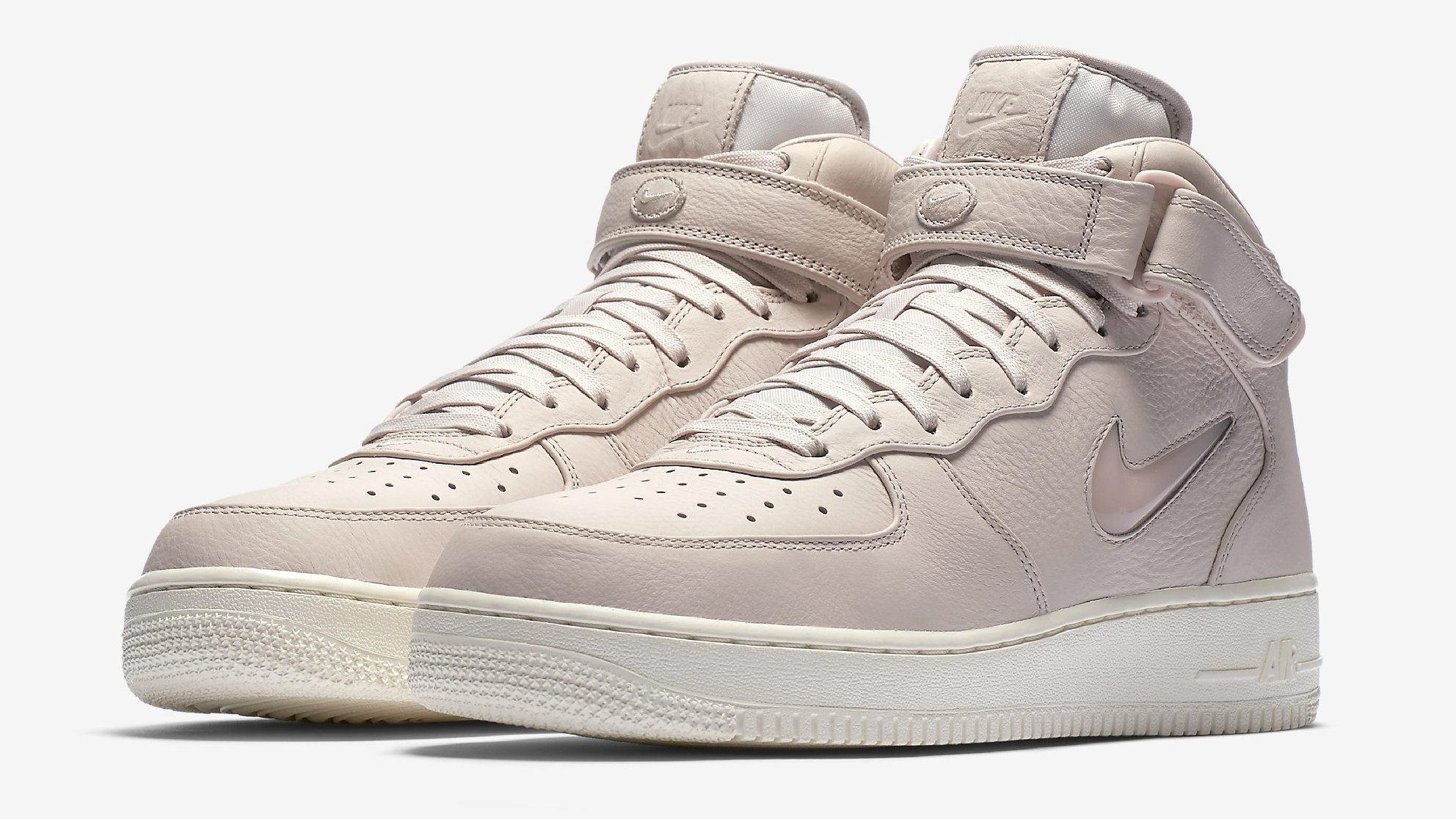 NikeLab Air Force 1 Mid Jewel &quot;Pearl Pink&quot;