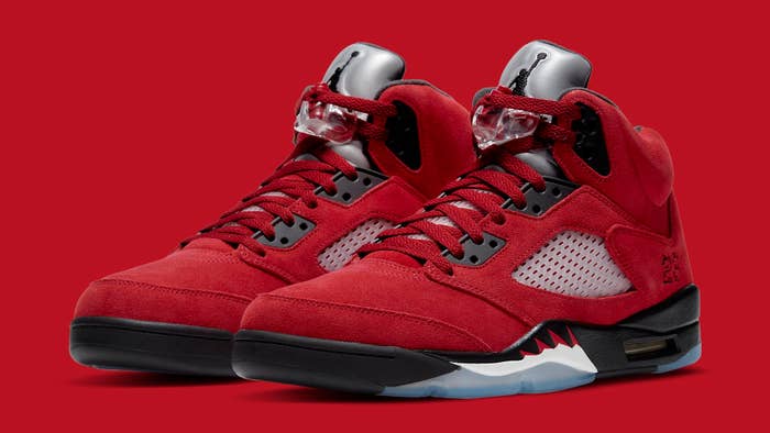 Air Jordan 5 Retro &#x27;Raging Bull&#x27; 2021 DD0587 600 Pair