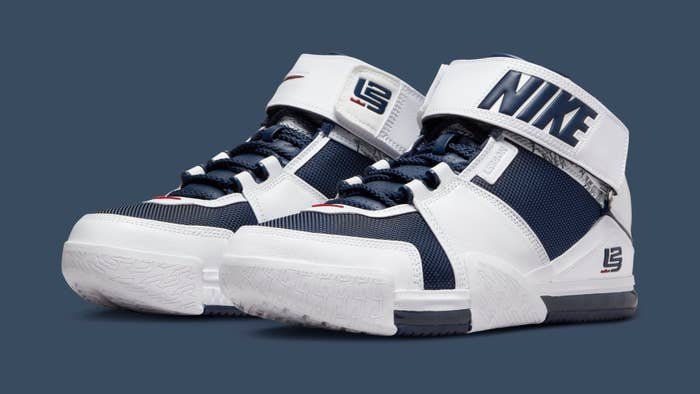 Nike LeBron 2 &#x27;Midnight Navy&#x27; DR0826 100 Pair